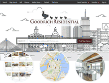Tablet Screenshot of goodrichresidential.com